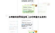 小咚聊天软件安全吗（小叮咚是什么软件）