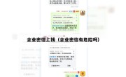 企业密信上钱（企业密信有危险吗）