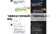 飞燕聊天这个软件安全吗（飞燕聊天版本不一样吗）