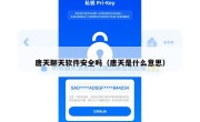 唐天聊天软件安全吗（唐天是什么意思）
