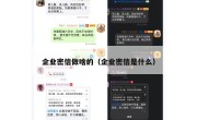 企业密信做啥的（企业密信是什么）