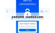 企业密信转账（企业密信怎么玩的）