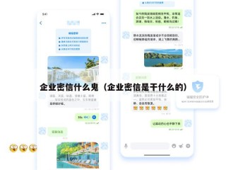 企业密信什么鬼（企业密信是干什么的）